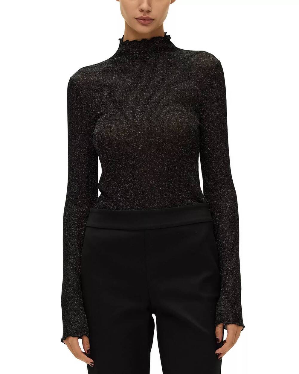 NEW ELODIE tate top in black